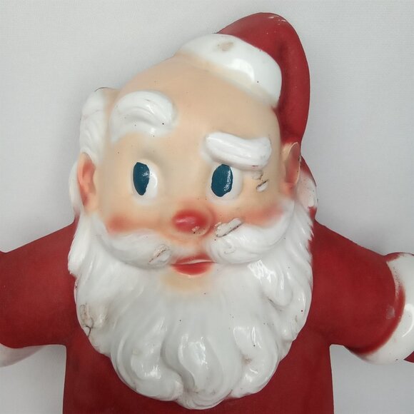 MCM Christmas Luminary Tree Top Wall Plaque Santa-Glo Noma Made In The USA 1950s - Picture 5 of 16